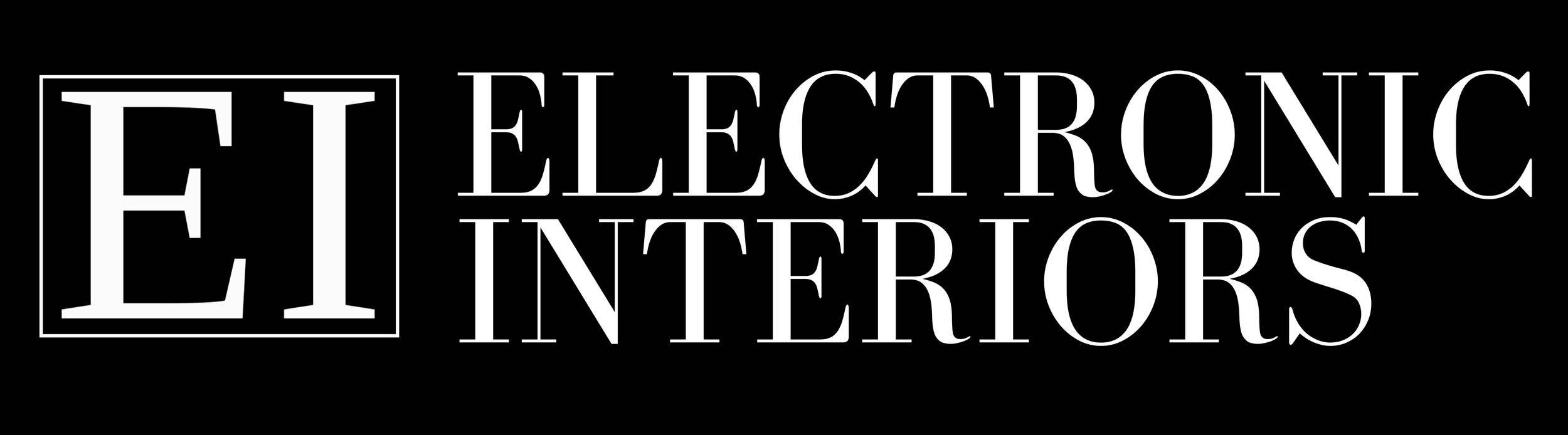 Electronic interiors