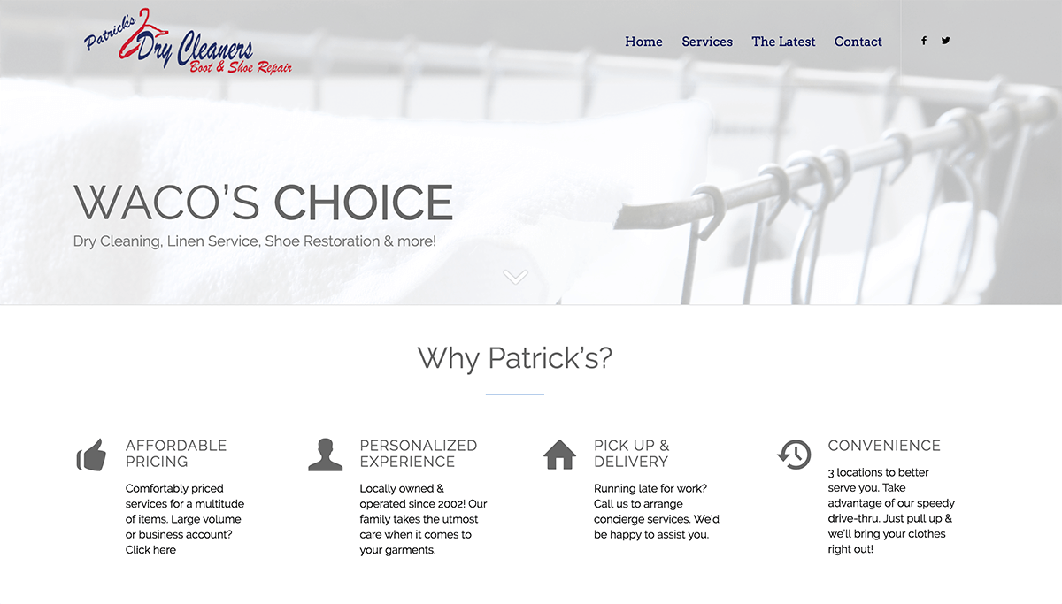Patrick's Dry Cleaners Boot & Shoe Repair