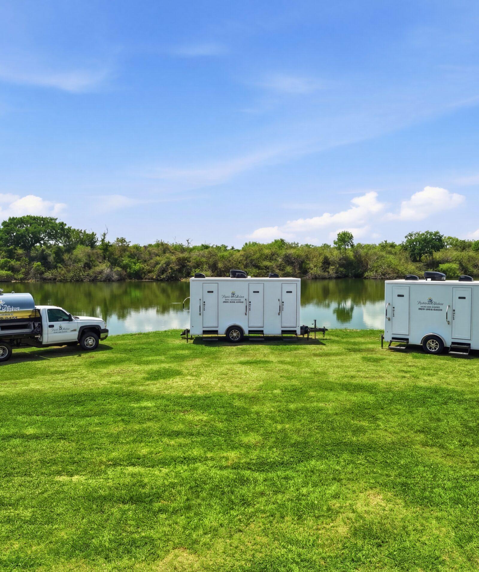 Rain or Shine Potty Time Services “Luxury Restroom Trailers” hero